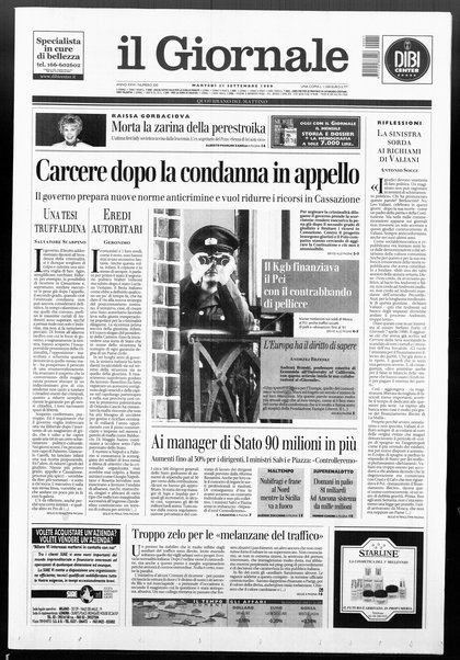 Il giornale : quotidiano del mattino